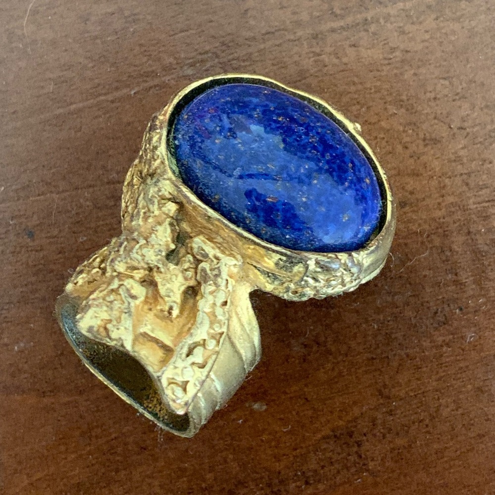 Ysl arty ring lapis color size 7